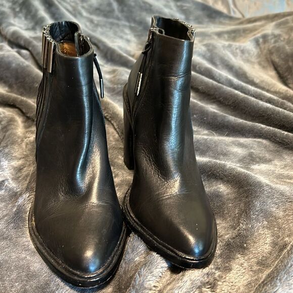 L.A.M.B. TODD leather BOOTS size 9 - Picture 2 of 8